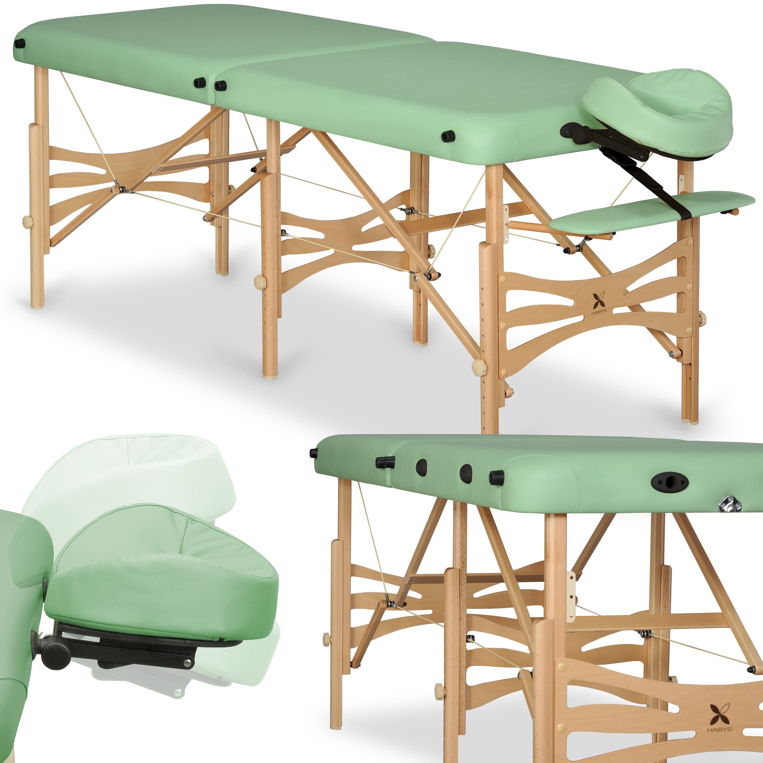 Table de massage Alba 70 Vinyle Flex K022 Vert