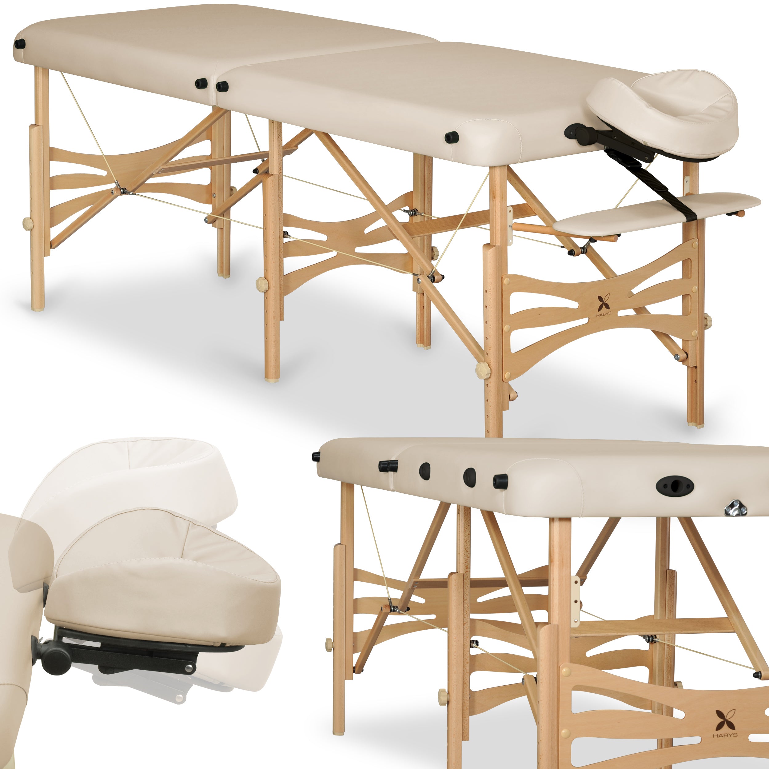 Table de massage Alba 70 Vinyle Flex K033 Beige
