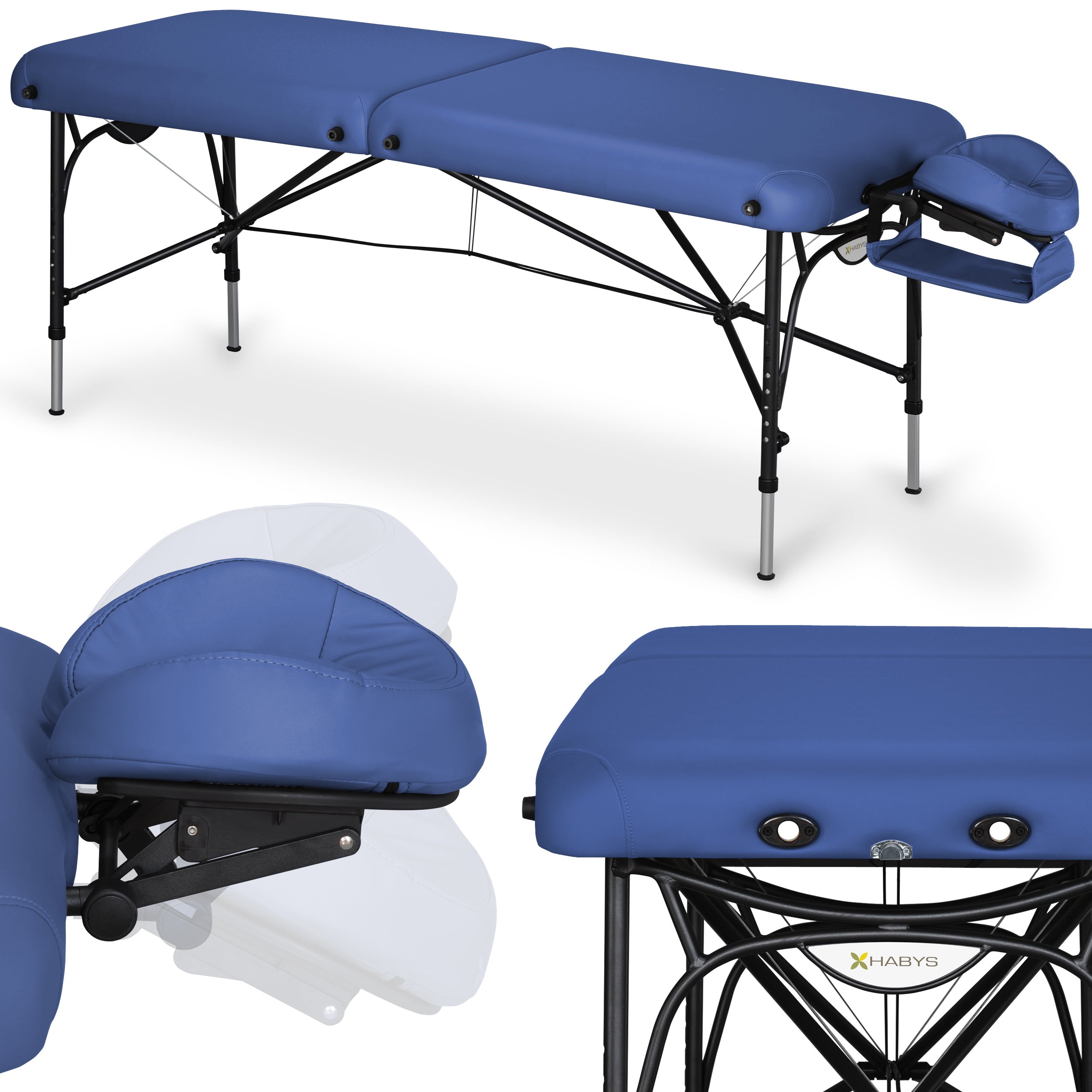 Table de Massage Smart Alu 70 Vinyle Flex K012 Bleu Marine