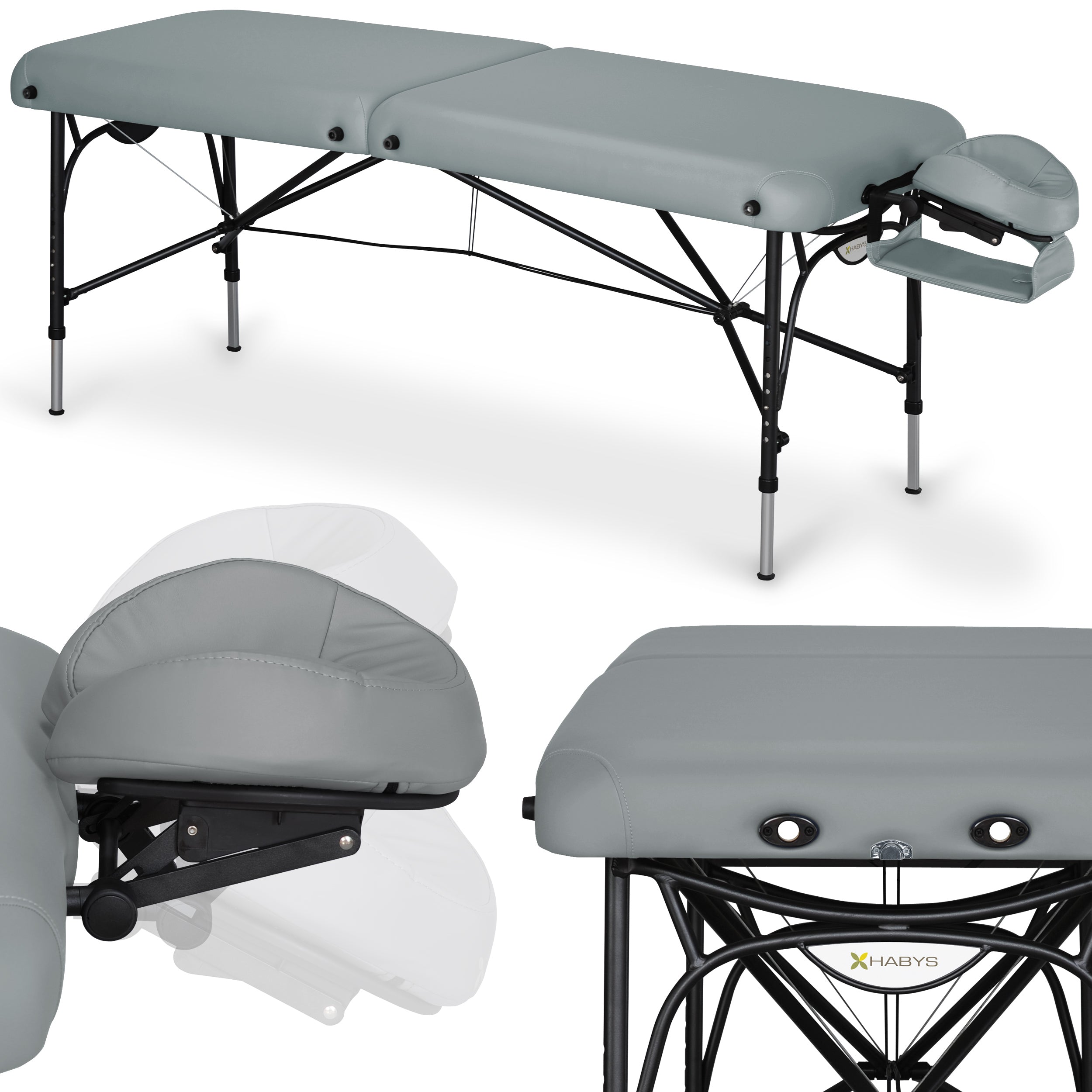 Table de Massage Smart Alu 70 Vinyle Flex K029 Grise