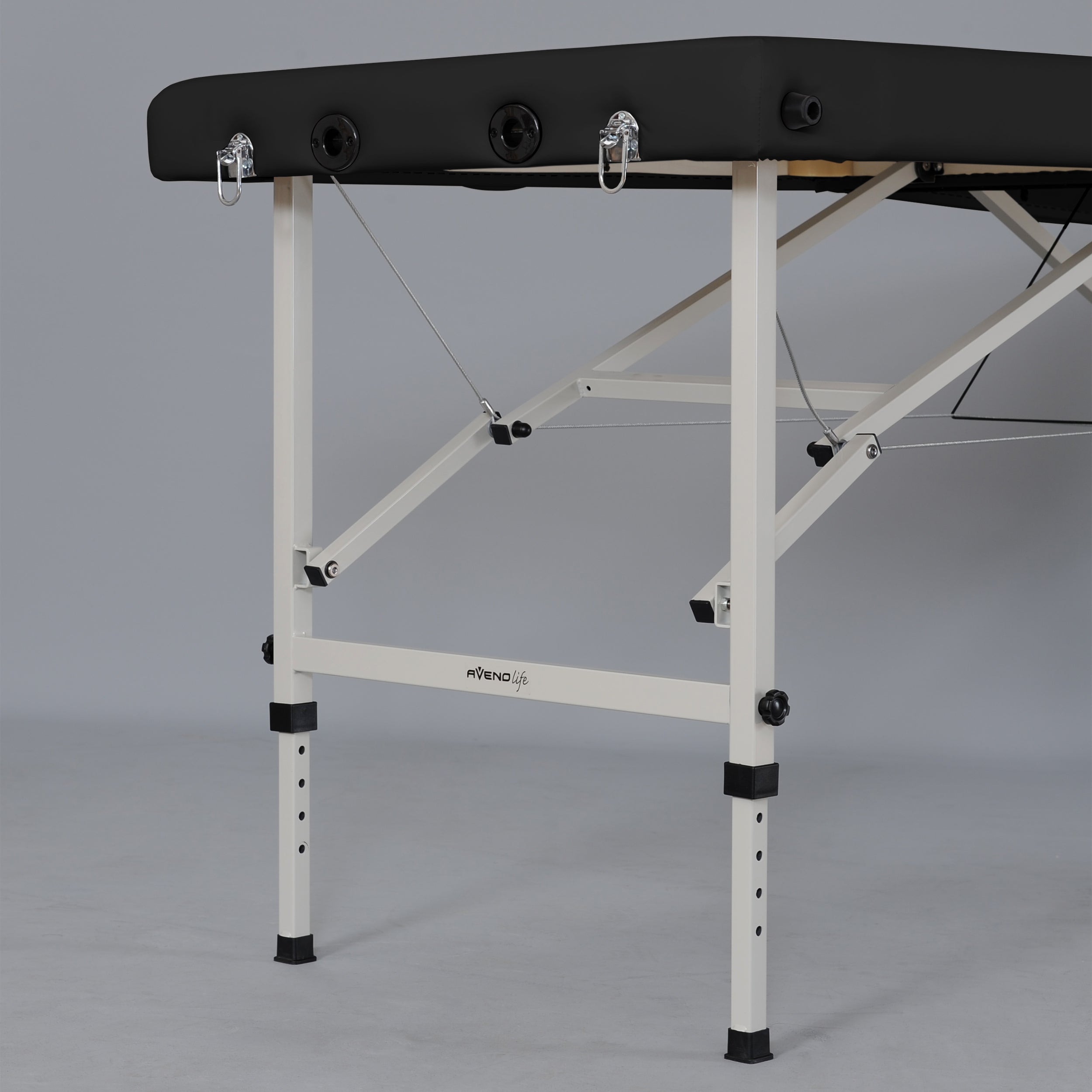 Massagetafel Torina Mat Touch K105, Zwart