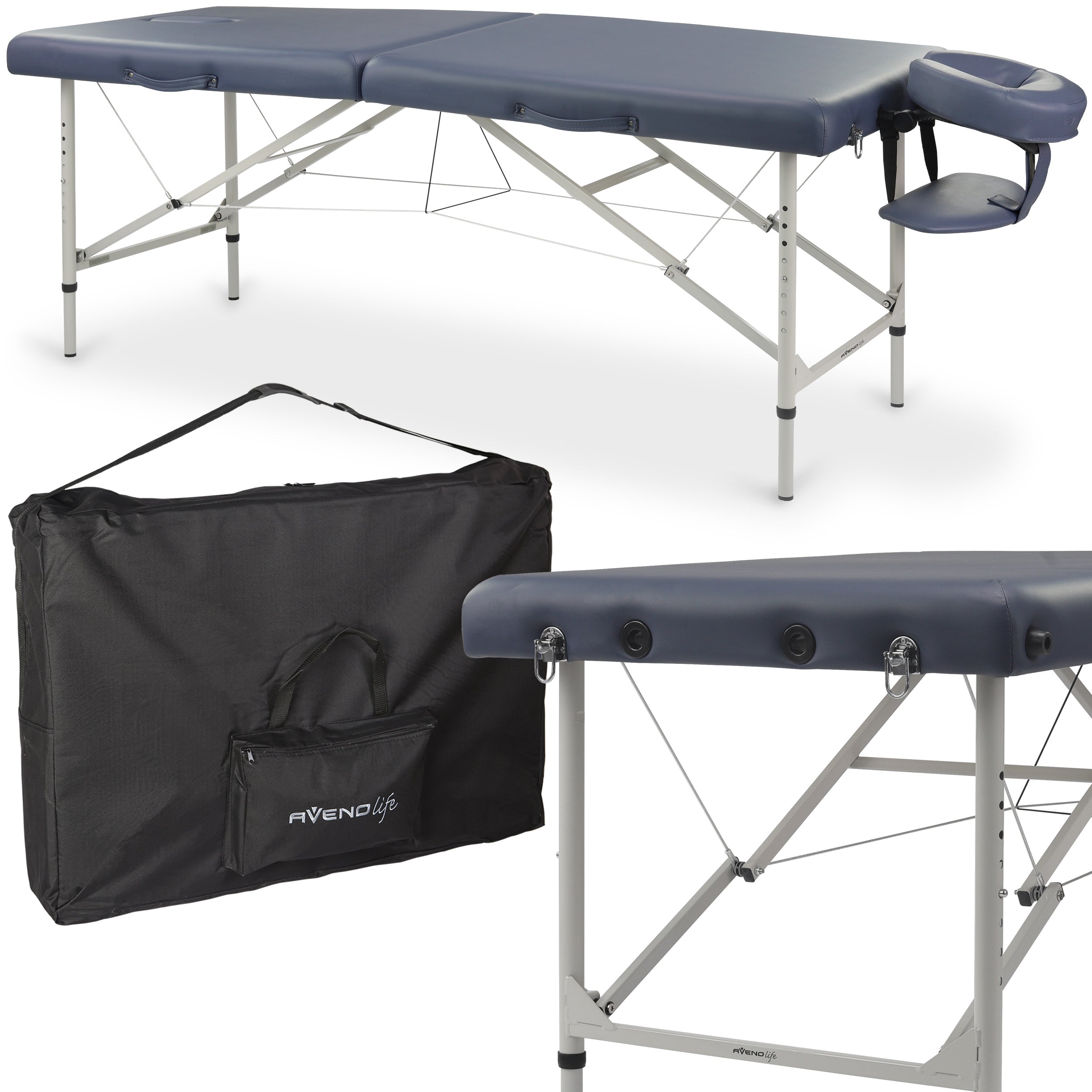 Table de massage Verona Matt Touch K102 Agate Blue