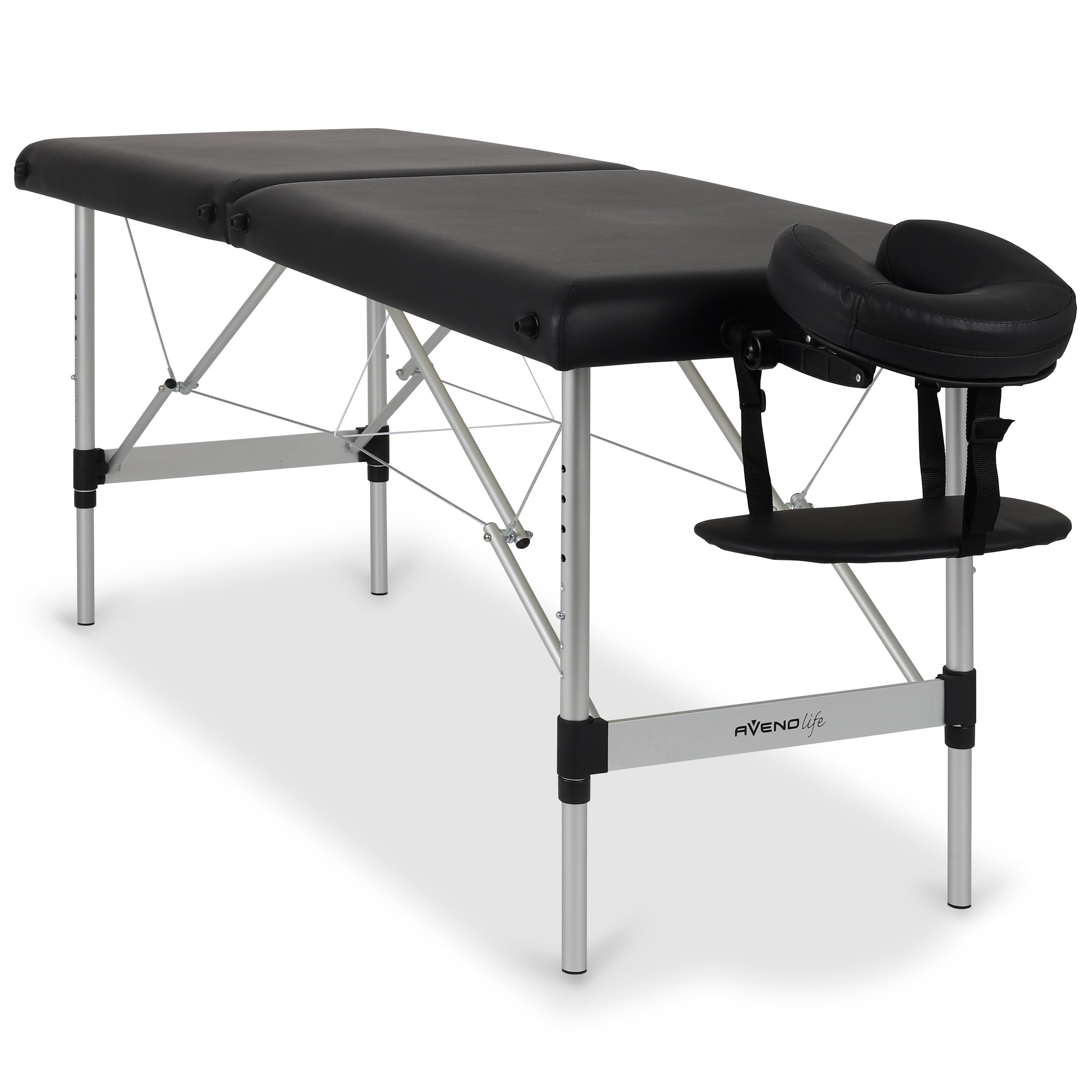 Draagbare massagetafel Nina Comfy Base K515, Zwart