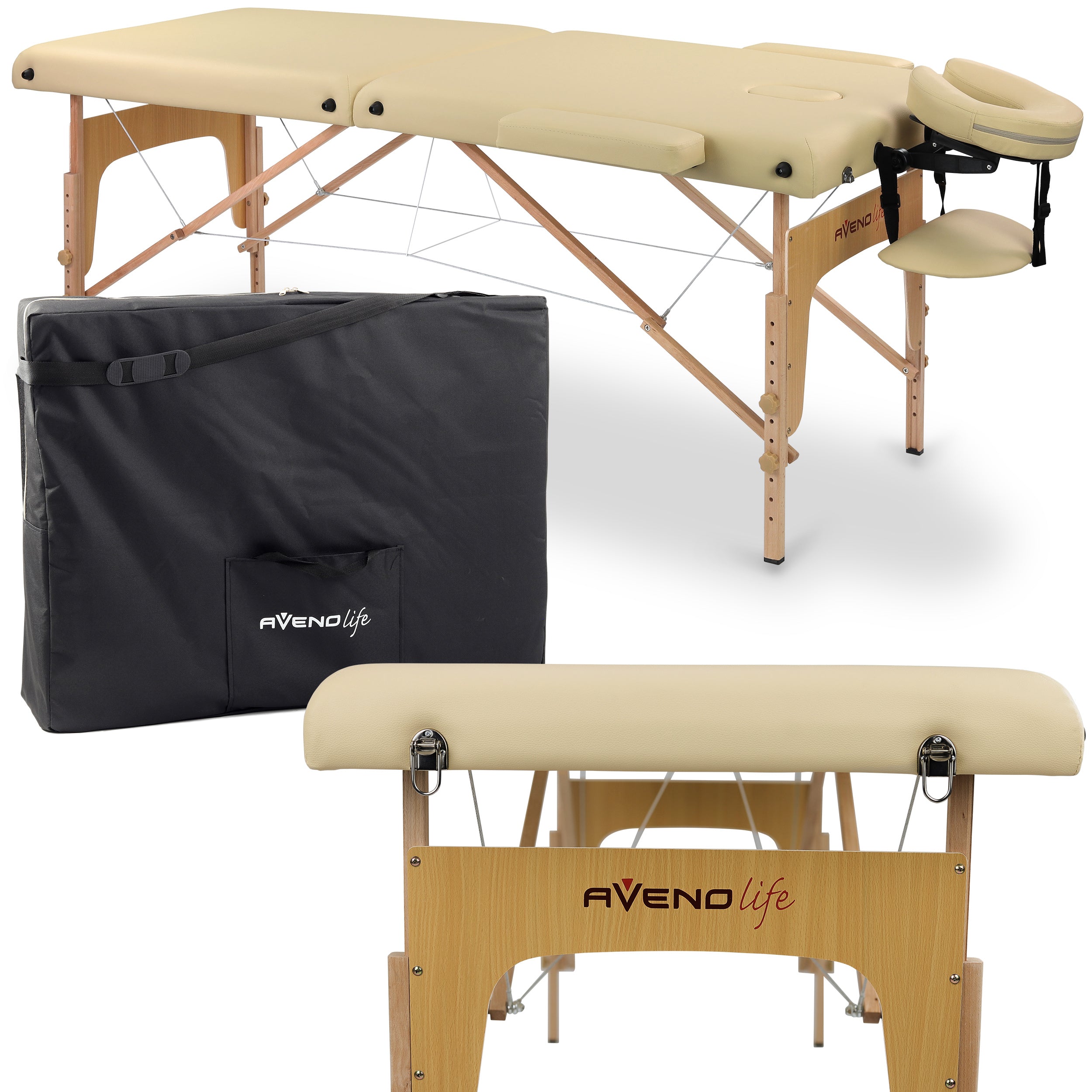 Draagbare massagetafel Sofia Light Comfy Base K533, Beige