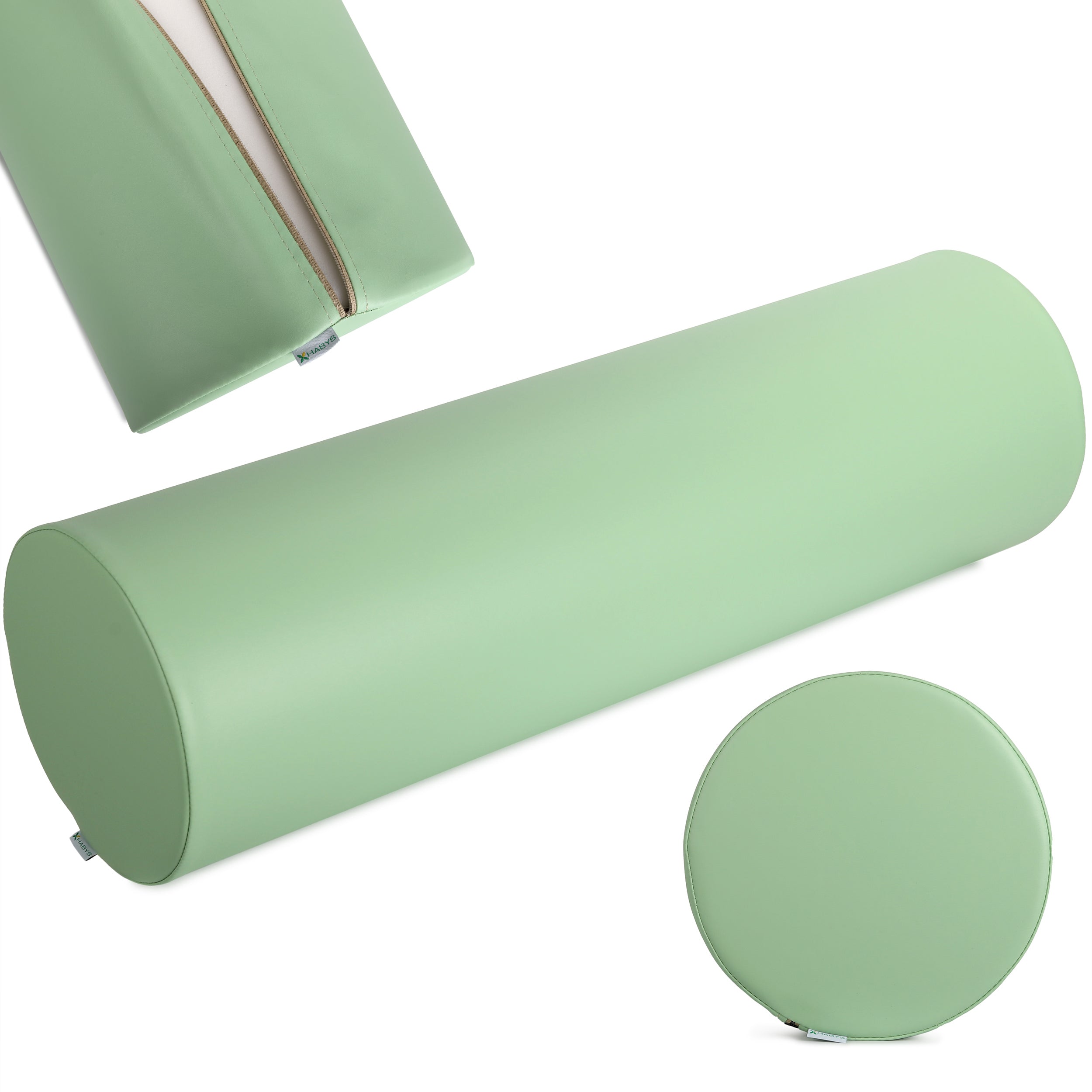 Ronde kussen 30x100 K022, Groen