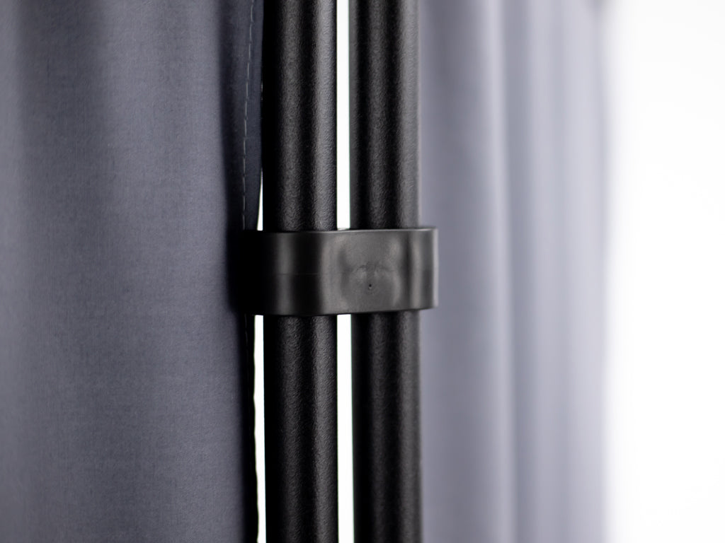 Rideau d'écran modulaire noir standard gris