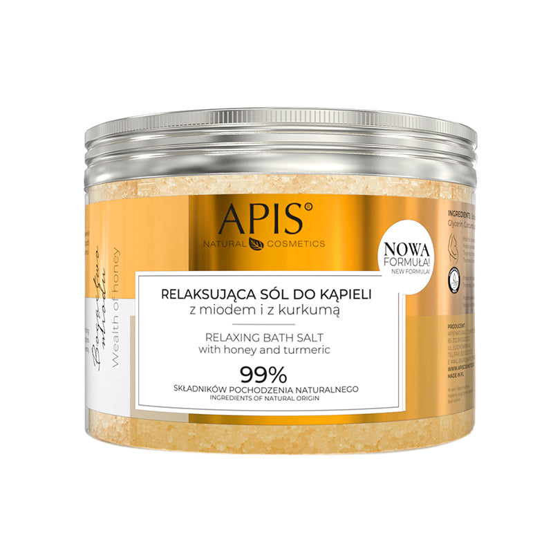 Apis, richesse de miel, sel de bain relaxant au miel, propolis et lait de chèvre, 650 g