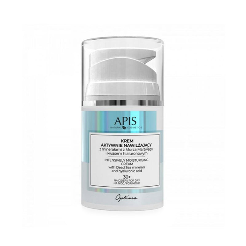 Apis optima, crème hydratante active aux minéraux de la Mer Morte et à l’acide hyaluronique, jour et nuit 30+, 50 ml