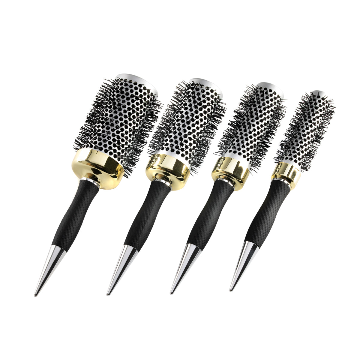 4-DELIGE SET HAARSTYLINGBORSTELS O-24
