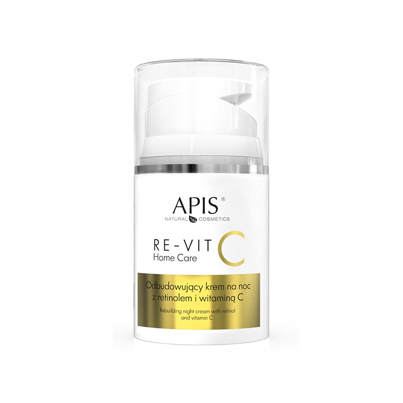 APIS RE-VIT C HOME CARE CRÈME DE NUIT RECONSTRUCTIVE AU RÉTINOL ET À LA VITAMINE C 50 ML