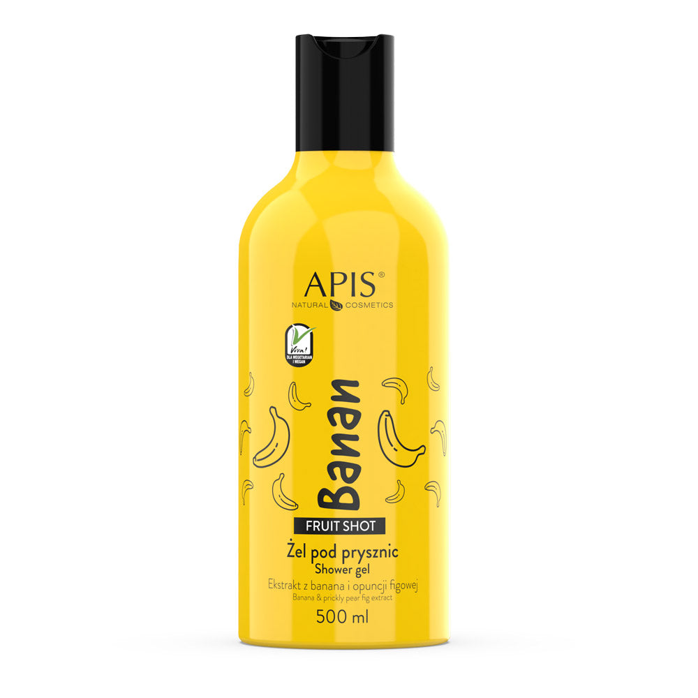 APIS Fruit Shot, Banaan Douchegel 500 ml