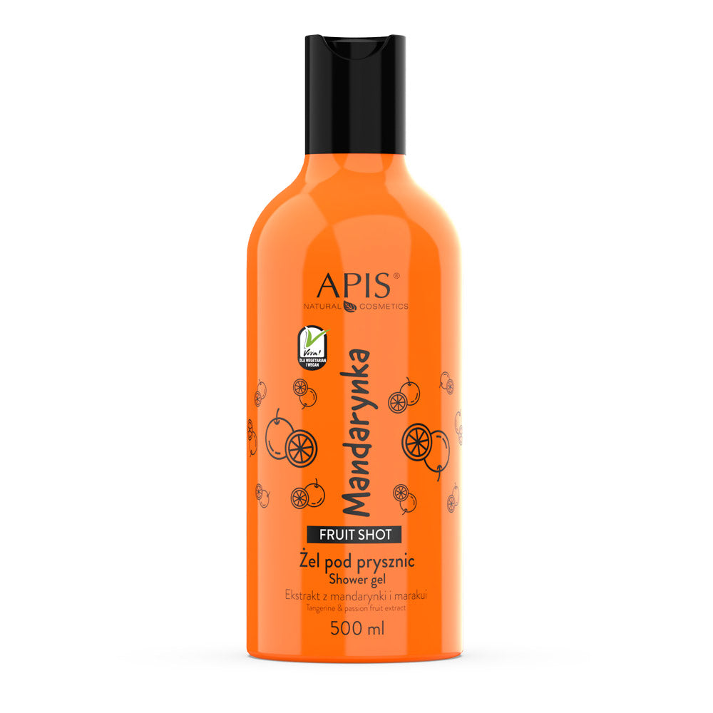 APIS Fruit Shot, Mandarijn Douchegel 500 ml