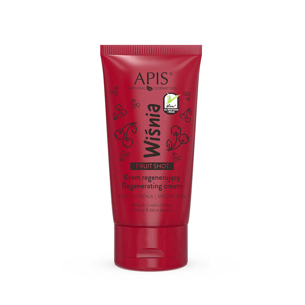 APIS Fruit Shot, regenererende gezichtscrème Kers 50 ml