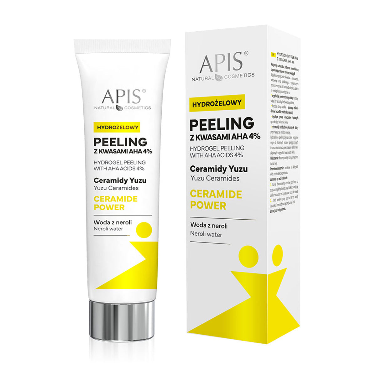 Apis ceramide power hydrogelpeeling met AHA-zuren 4% 100 ml